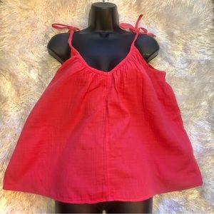 Pink tank top size small